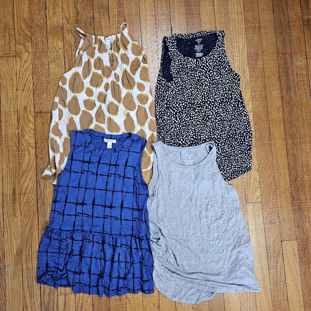 Nine West Sleeveless Tops Bundle of 4 Blouses sz XS